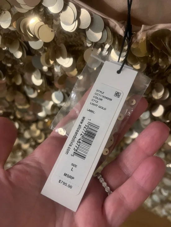 Alice + Olivia Sequin Jacket - Picture 5 of 5